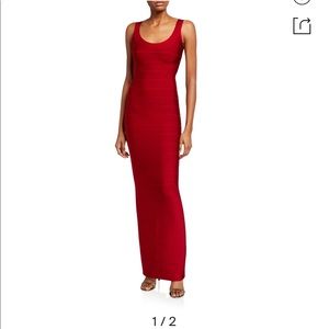 Herve leger bandage column dress